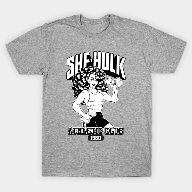 She-Hulk Gym Shirt T-Shirt by KrisBrannock